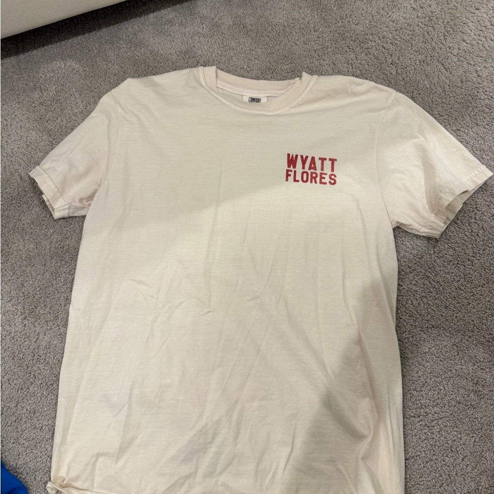 Comfort Colors Cream Wyatt Flores Graphic Tee